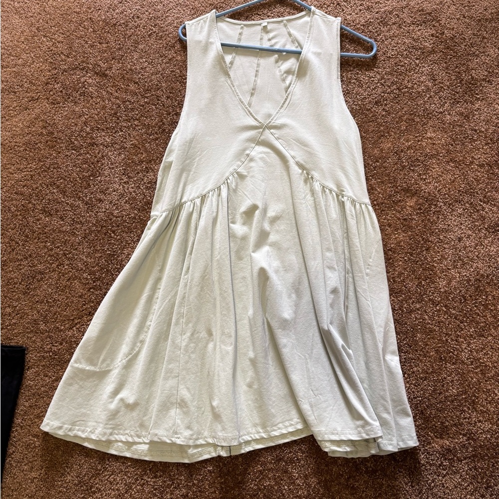 light green dress